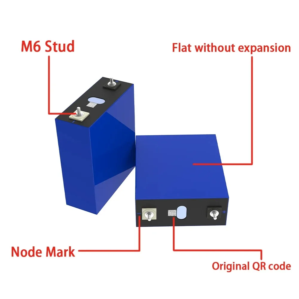 Brand new 16PCS 3.2V 280Ah LiFePO4 Battery Deep Cycle 100% Full Capacity for DIY 12V 24V 48V Home energy solar system