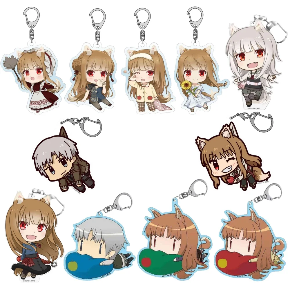 Spice and Wolf: merchant meets the wise wolf Acrylic Key Ring Holo (Pajama) (Anime Toy) About 6cm