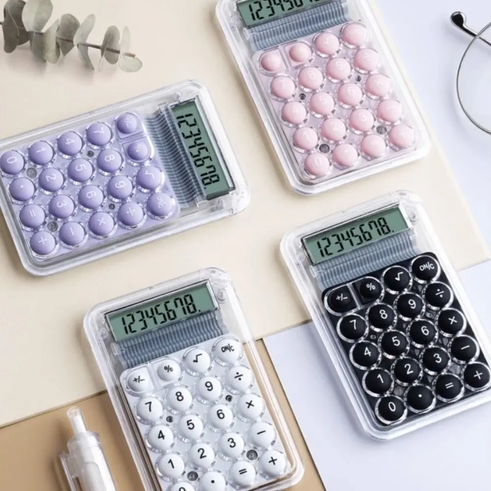 High Quality ABS Calculator Multifunctional Stationery Candy Color Calculator Learning Supplies Mini Electronic Calculator