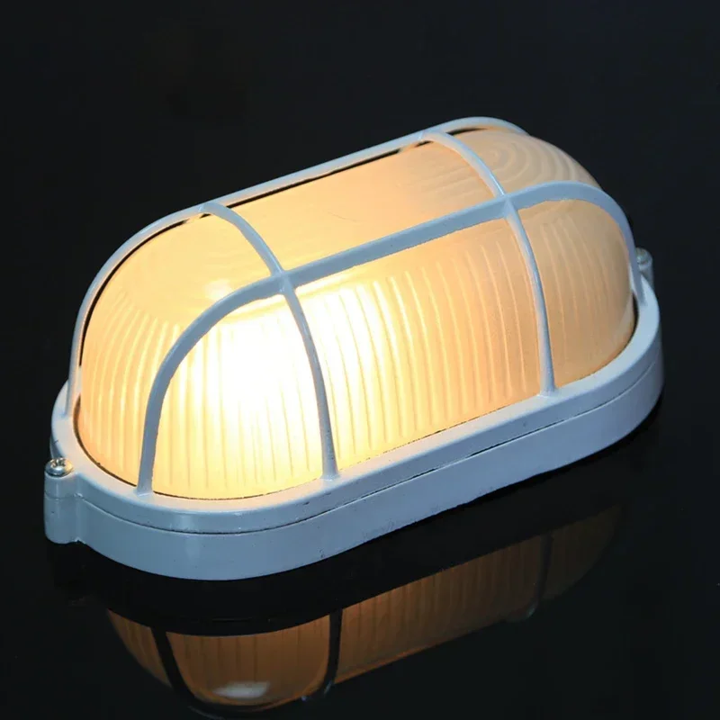 Modern minimalist creative restaurant  waterproof and moisture-proof  bathroom  wall lamp aluminum rust