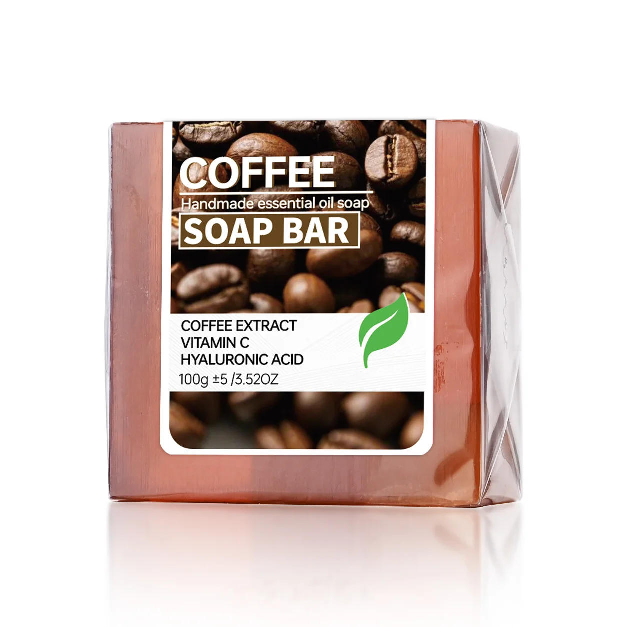 100 جرام A + مستخلص القهوة المغذي اليدوية الصابون التطهير العميق تبييض مع البابايا جوز الهند الأرز صابون حليب الماعز