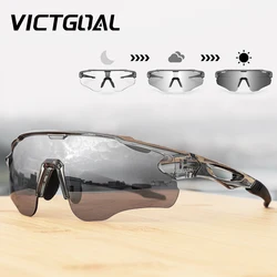 VICTGOAL Photochromic Cycling Glasses Men Women Outdoor Sports UV400 Protection Bicycle Eyewear MTB Mountain Road Bike Eyeglass