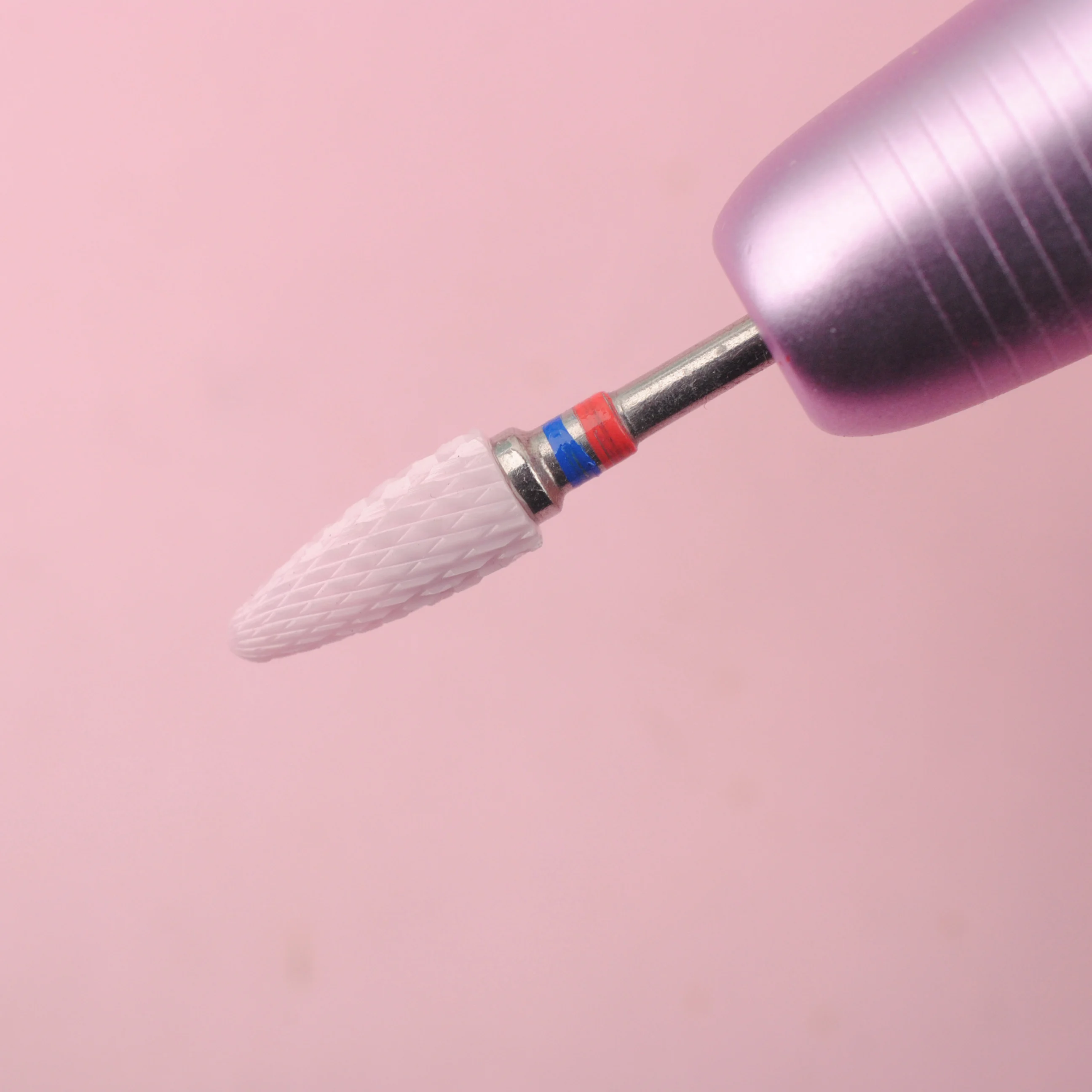 1個 セラミックネイルドリルビット ロータリーキューティクルバーマシン ジェルリムーバーファイル 電動ドリルマシン用ネイルアートツールアクセサリー