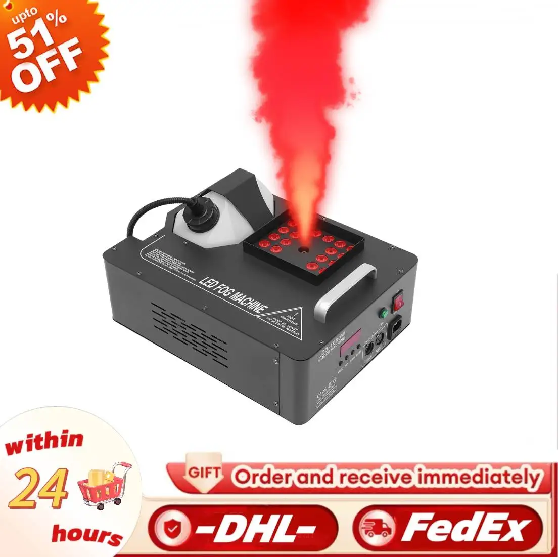 1500W Fog Smoke Mac…