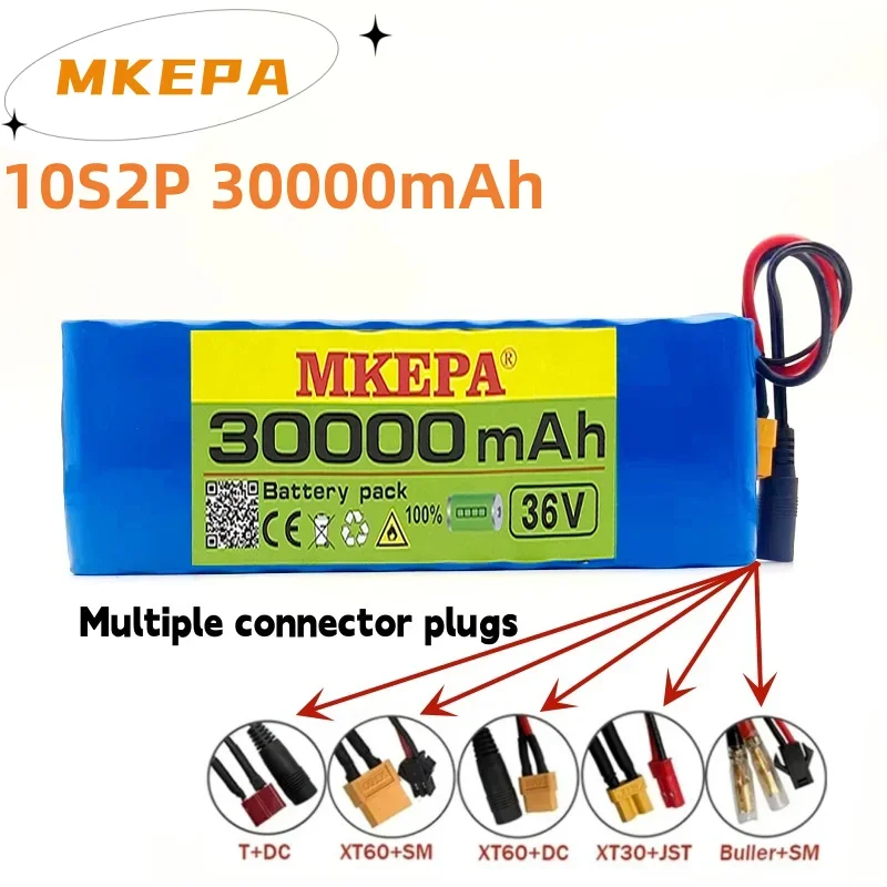 

MKEPA10S2P 36V 30000mAh 36v Electric Scooter Battery Lithium Electric Scooter 500W Electric Scooter Battery 36v 10s2p Battery