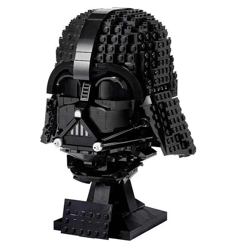 602 pçs star-senhor capacete modelo dasveida capacete busto blocos de construção brinquedos caber 76251 75304 presente para aniversário