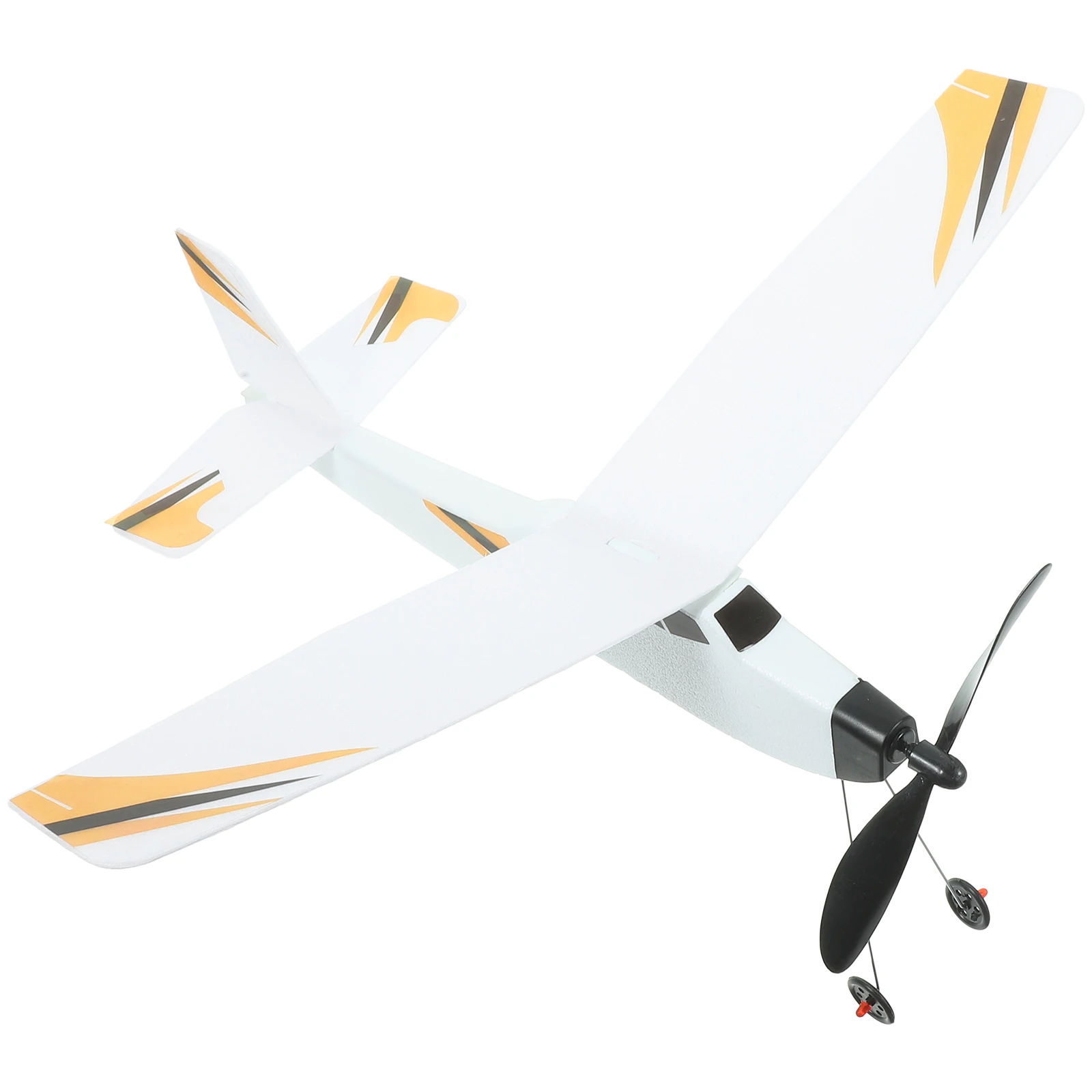 Kit Aereo Educativo per Bambini, 1 Set, Assemblaggio Fai-da-Te, Aliante a Elastici, Leggero e Resistente