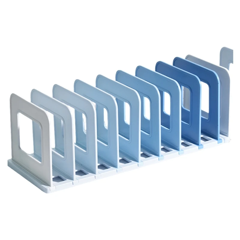 Q6PA Adjustable Design Books Stand Plastic Books Display Stand Bookends Stand for Displaying Books, Picture Albums, Notebooks