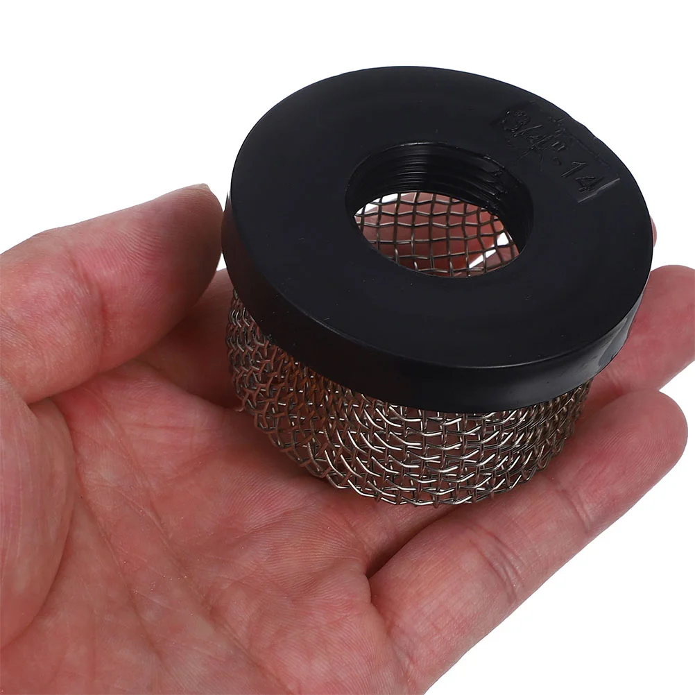 2 Pcs Filter Mesh Strainer Pool Supplies Screen Cap Compatible Drain Valve Replacement Plastic Swimming Water Outlet