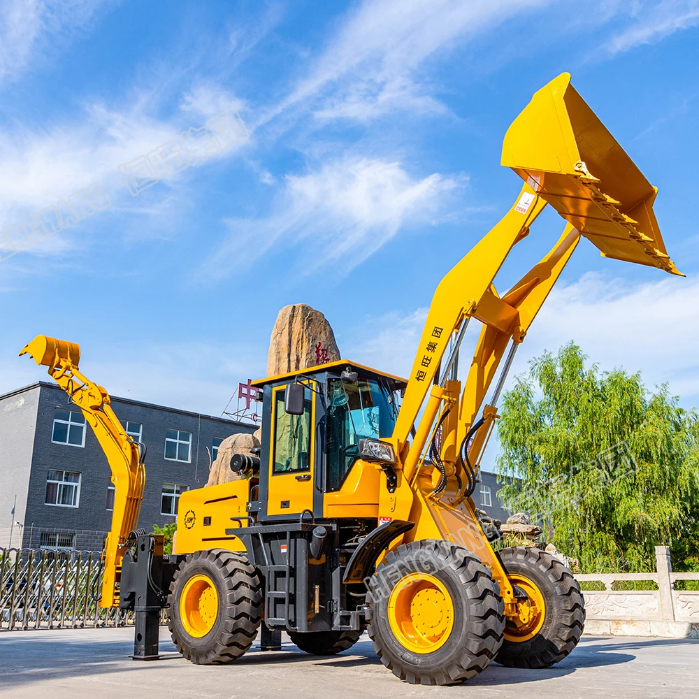 6T バックホーローダー 4WD 92KW バックホー掘削機 - Tractor Backhoe のレビューと価格