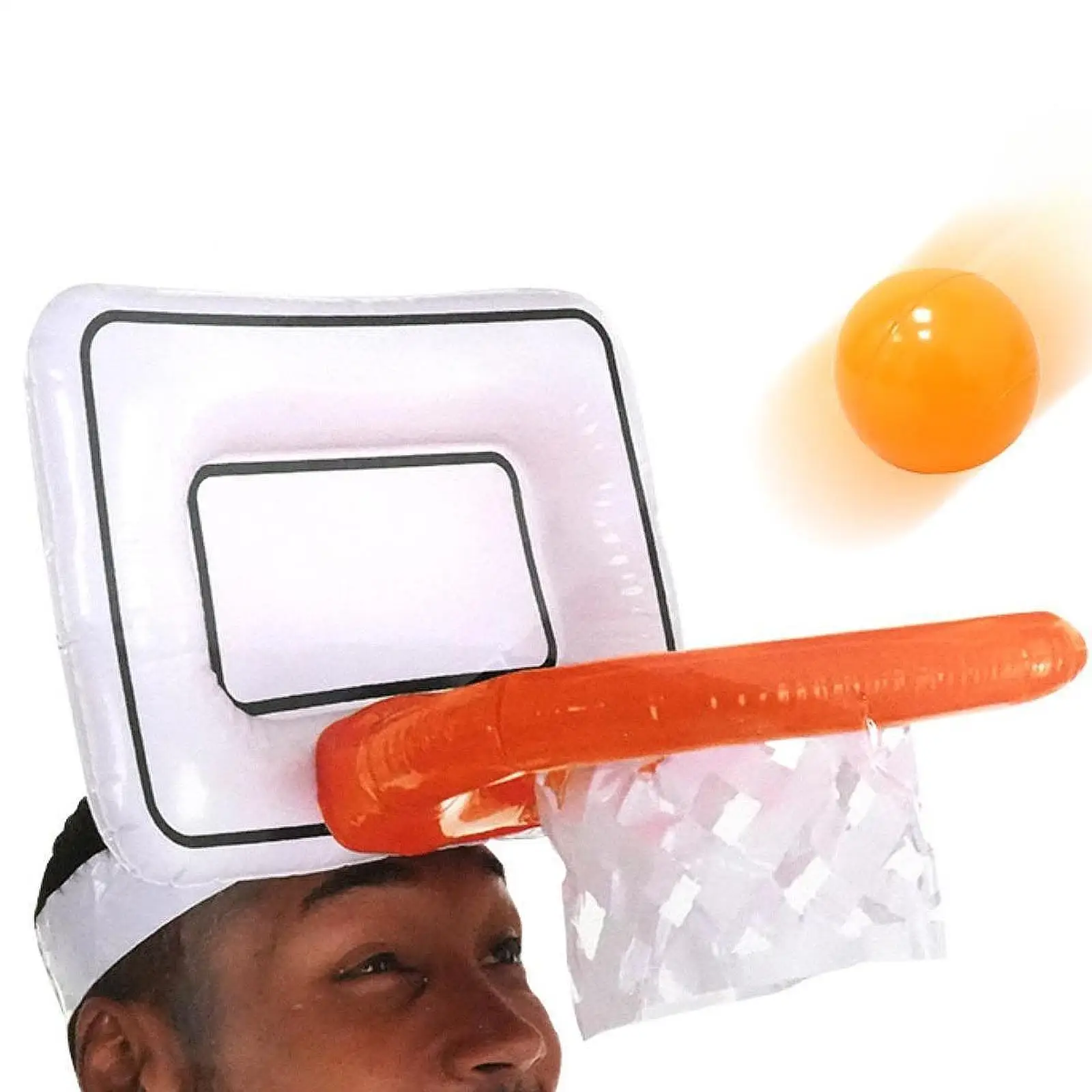 Headwear Basketball Hoop Inflatable for Carnival Ball Game Dress up