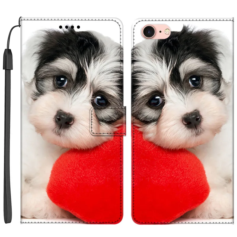 Кожаный чехол-кошелек с индивидуальным фото для iphone 16 17 Pro Max, чехол с принтом для iPhone 15 14 Pro 13 12 Mini 11 8 7 Plus Xr