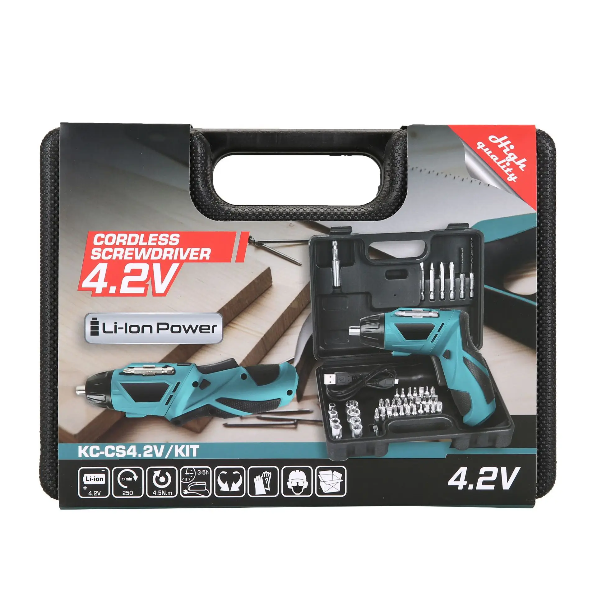 New 4.2V electric screwdriver mini set home hand drill