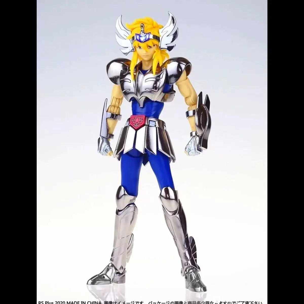 

In stock GT AC Helmet Hyoga Cygnus Saint Cloth Myth EX White Bird Helmet First Generation Action Figure Toy Collectible Gift