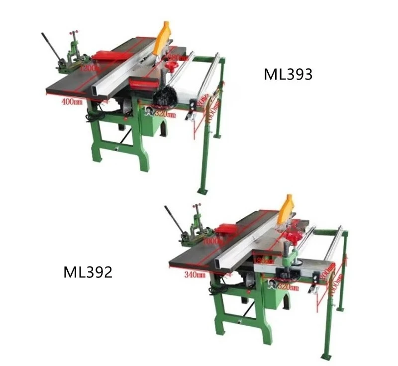 Multifunctional planer planning furniture board smoothing machine combined woodworking machine