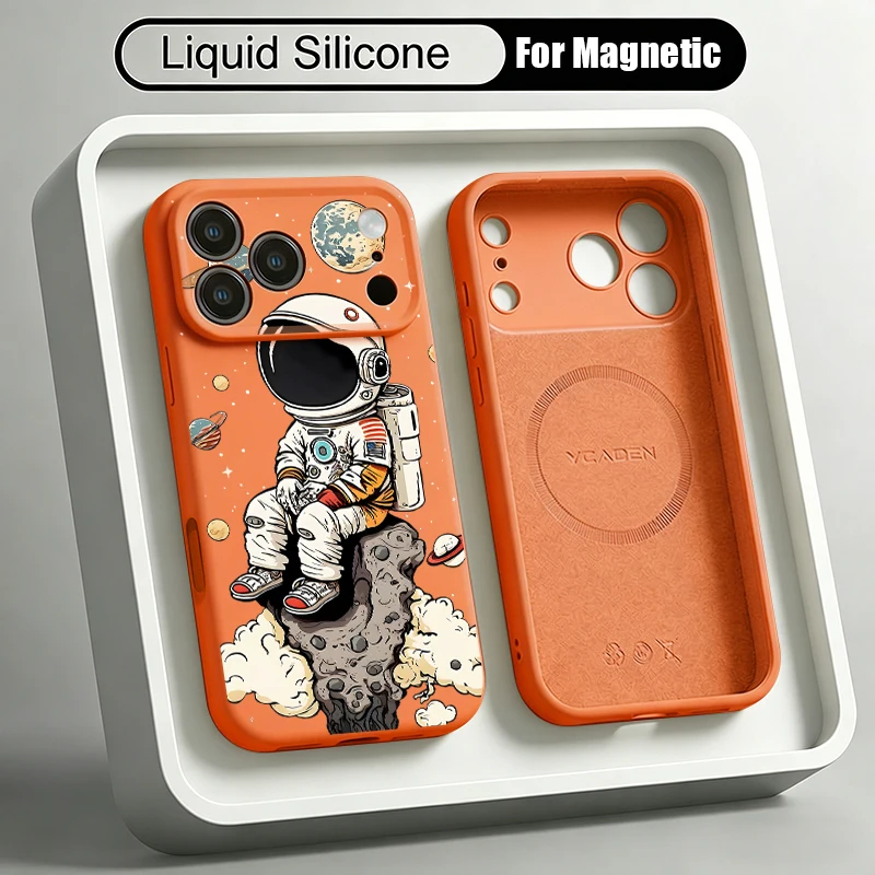 Liquid Silicone Magnetic Phone Case - Soft Liquid Silicone Magnetic Case For