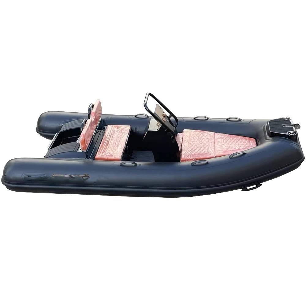 Kleines Beiboot, 11 Fuß, tiefer V-Rumpf, Hypalon/PVC, Speed Sport, starres Schlauchboot mit Aluminiumrippe
