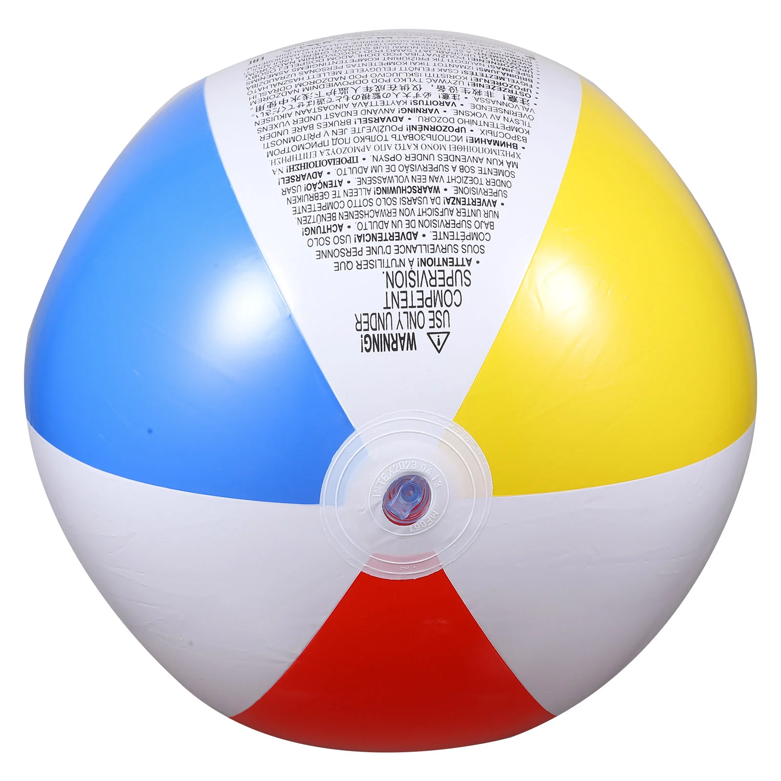 Four-color Beach Ball Inflatable 59020 Uninflated Diameter 51cm Large Balls Teenagers Bulk Outdoor Pvc