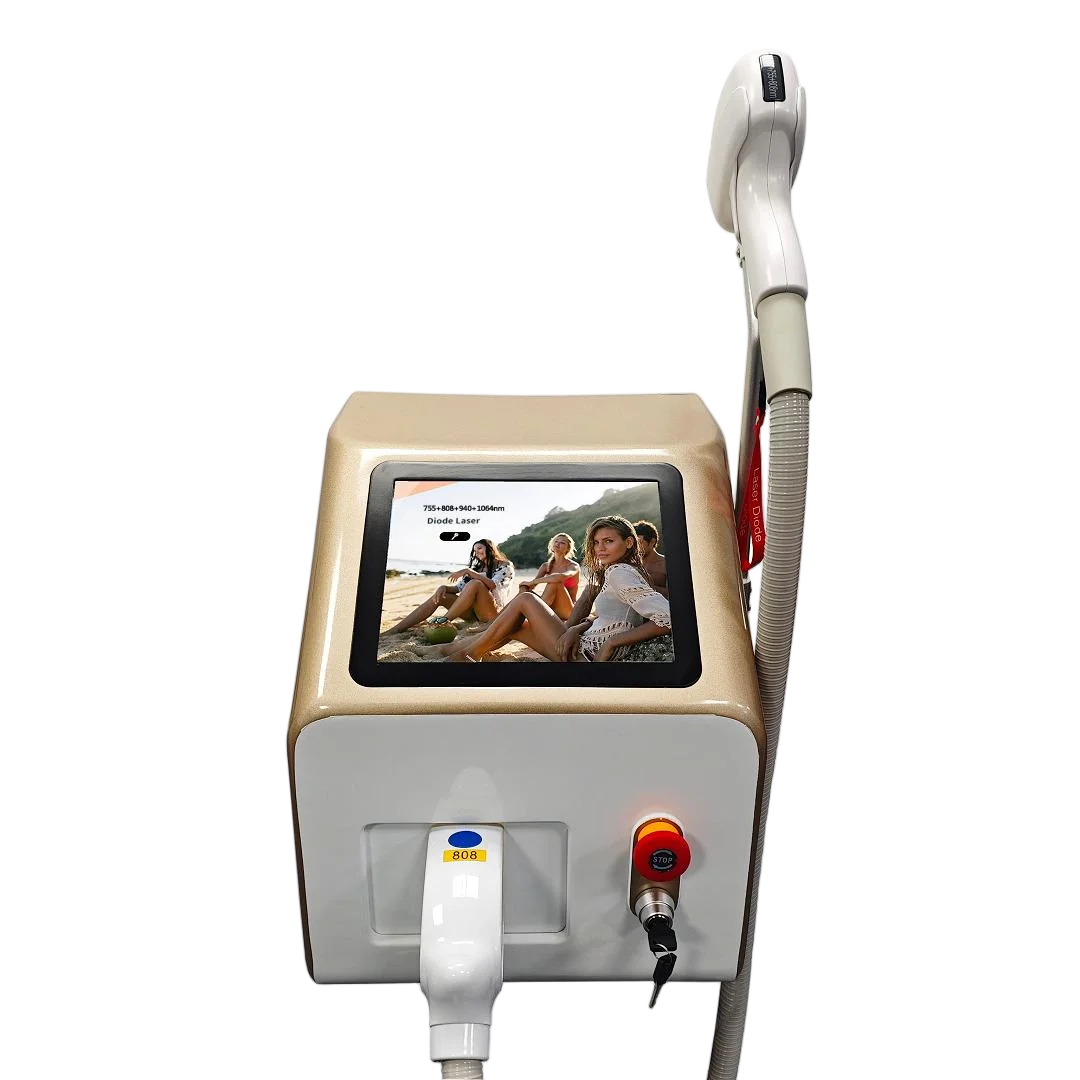 4000W Upgrade Diode Laser Hair Removal Machine Multi-Wavelengths 755/808/940/1064nm Painless Face Epilator with Ice-Cooling Head view 2
