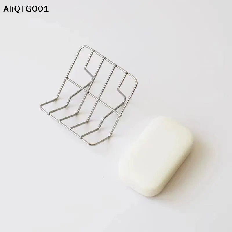 

1PC Stainless Steel Laundry Soap Shelf Kitchen Dish Rack Household Draining Countertop Basin Soap Holder Bathroom Accessories