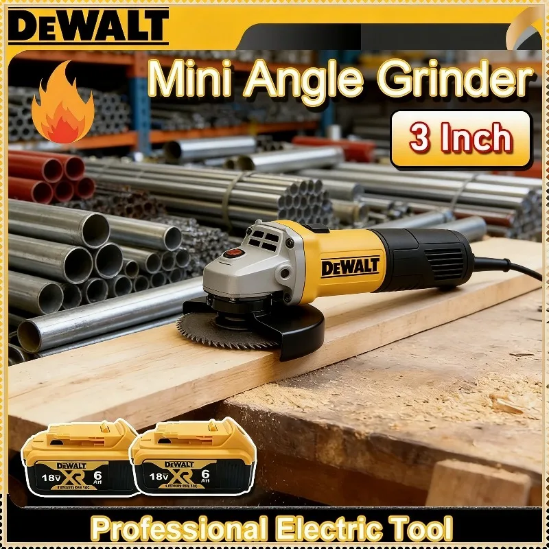 

DeWALT 3 Inch Handle Cordless Angle Grinder CUT OFF Mini Circular Electirc Cutting Saw Machine Power Tools For DeWALT Battery