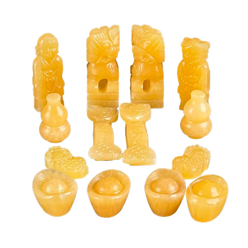 

Yellow Jade Funerary Objects Jade Cemetery Funeral Casket Decoration Burial Funeral Products