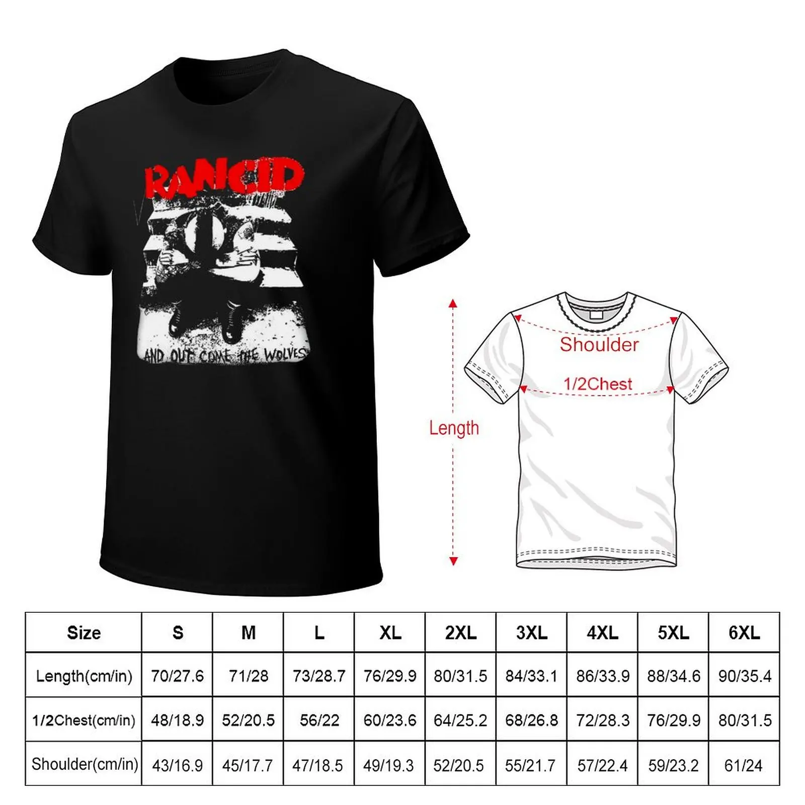 rancid XS - band > bess sellingng T-Shirt plus sizes designer shirts blacks cheap stuff Men's t-shirts