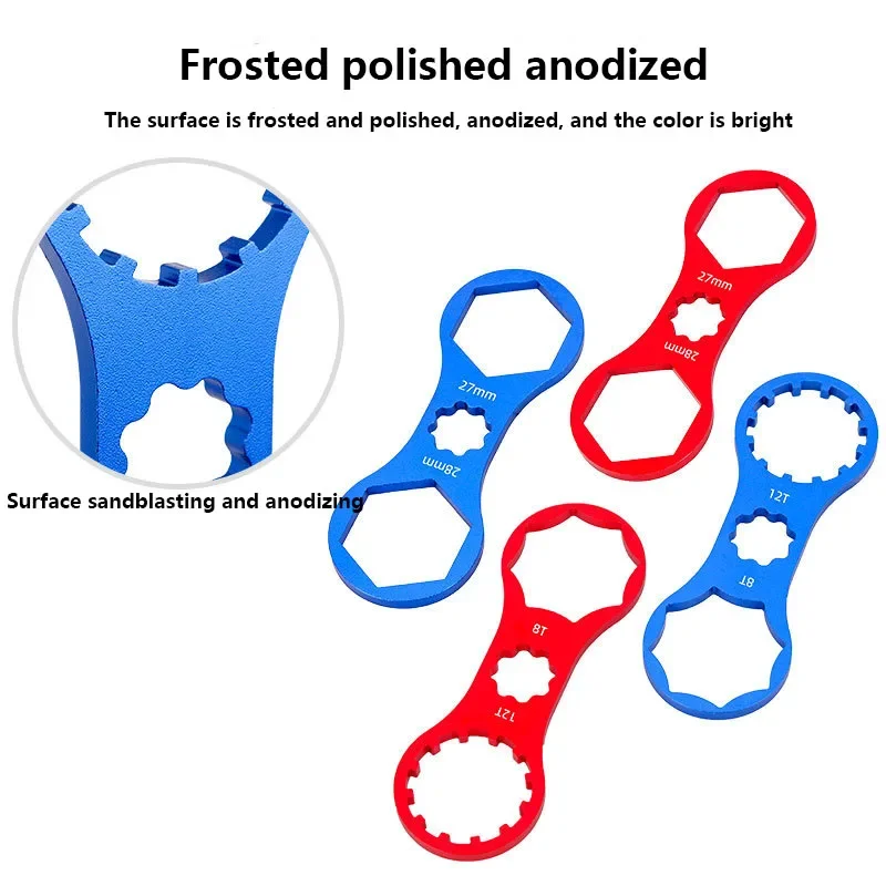 خفيفة سبائك الألومنيوم الجبهة شوكة وجع ل Suntour XCM/XCR/XCT/RST دراجة هوائية جبلية شوكة كاب المفك تفكيك أداة إصلاح