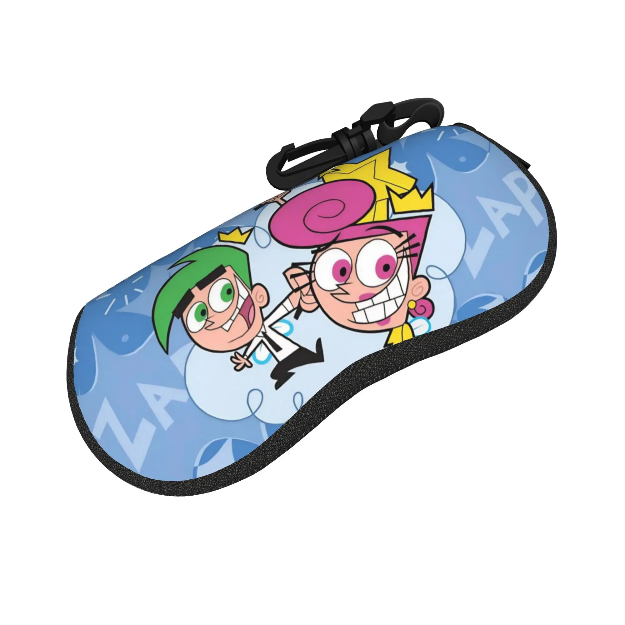 The Fairly OddParents Glasses Case Girl Boy New Zipper  Glasses Storage Box Charming Eye Contacts Case