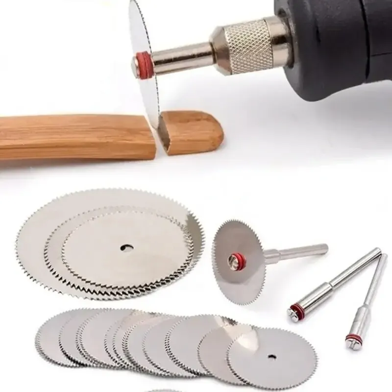 

11Pcs Wood Cutting Disc Rotary Tool Circular Saw Blade Stainless Steel Cutoff Blade for Woodworking