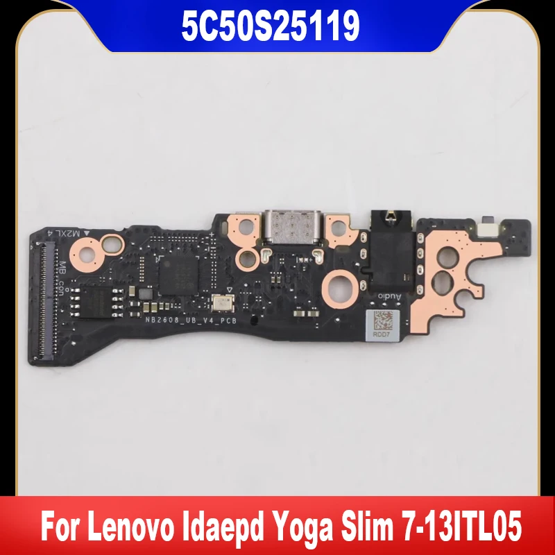 Papan tombol daya Audio TYPE-C, papan tombol daya Audio ramping 7-13ITL05 untuk Lenovo Idaepd Yoga Slim kualitas tinggi