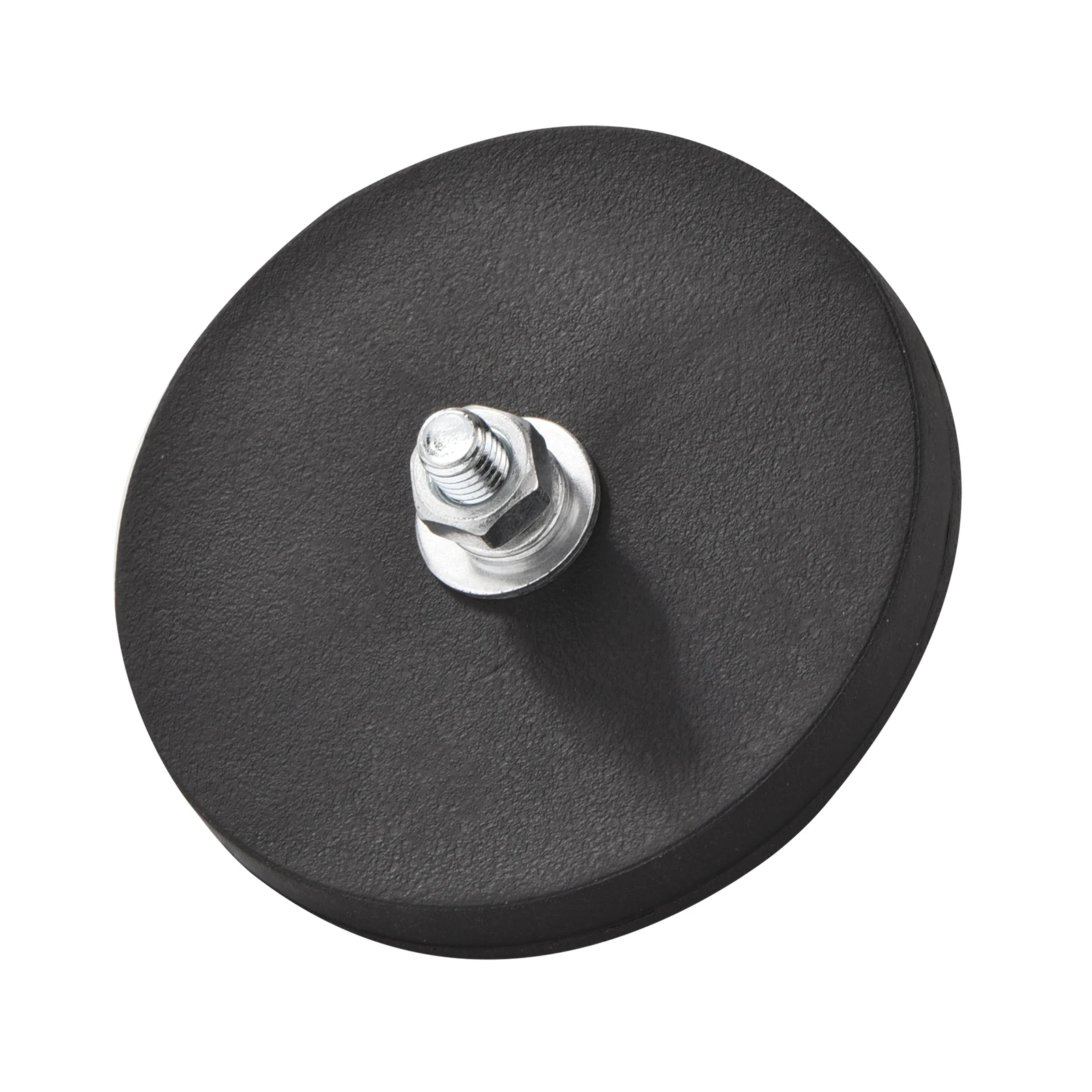 2 Pcs WD66 Rubber Coated Magnets, 44LBS Anti-Scratch Neodymium Magnet Base with M6 Threaded Magnet for Home Hanging and Outdoor