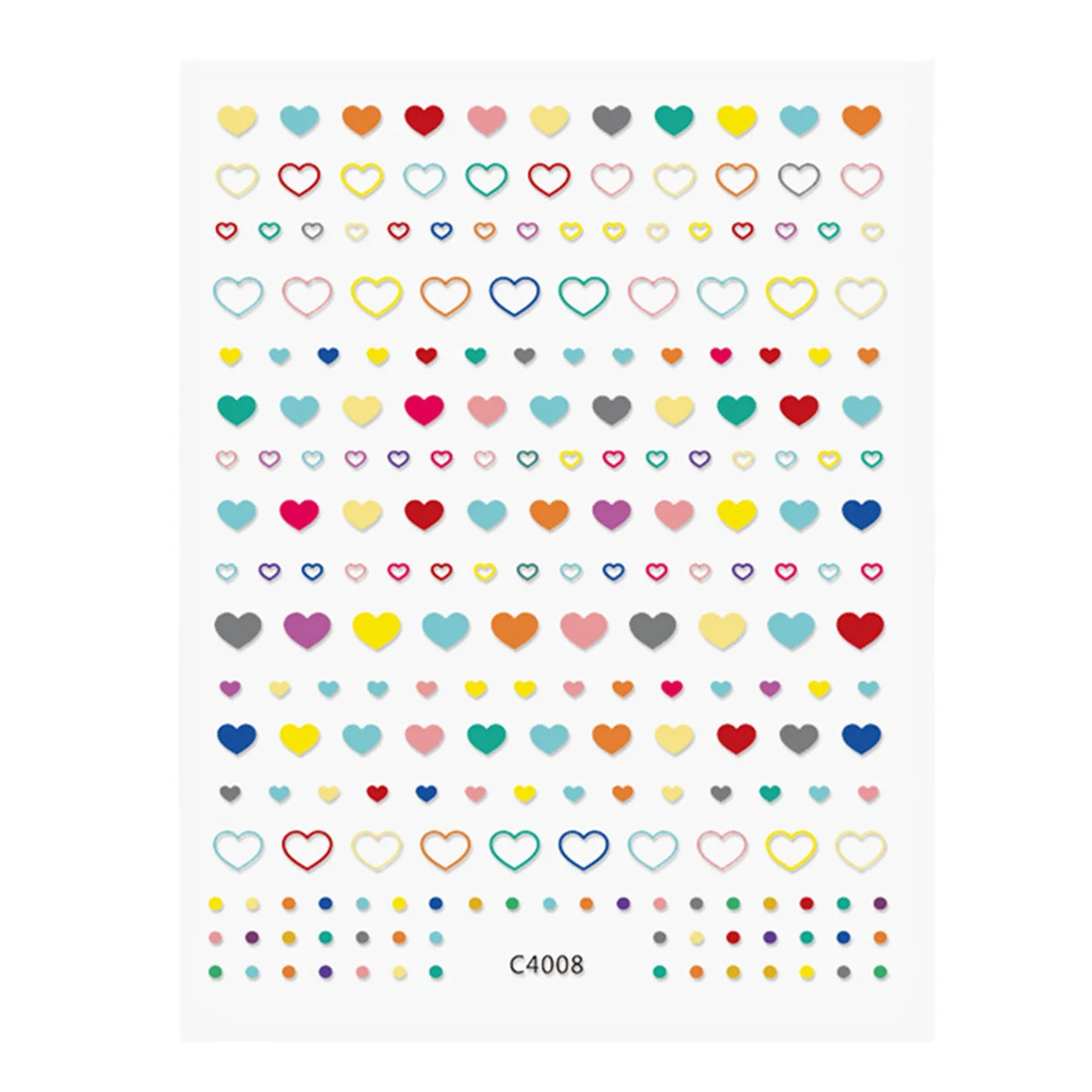 Pegatinas acrílicas para decoración de uñas, 1 piezas, 5D, corazón, estrella, oso azul Kawaii, calcomanías adhesivas DIY