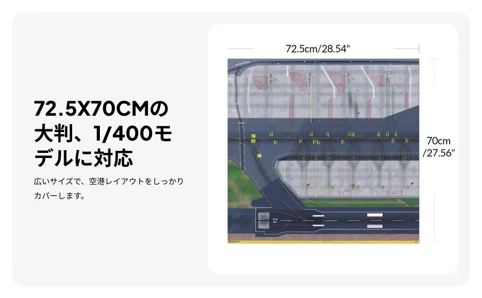 

Модель Dolity 1/500 и 1/400, лист секций для взлетно-посадочной полосы для аэропорта, режет подходит для вашего макета