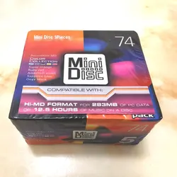 MD Disc 7 Min Original Brand New Mini Disc Recordable 5Pieces/pack