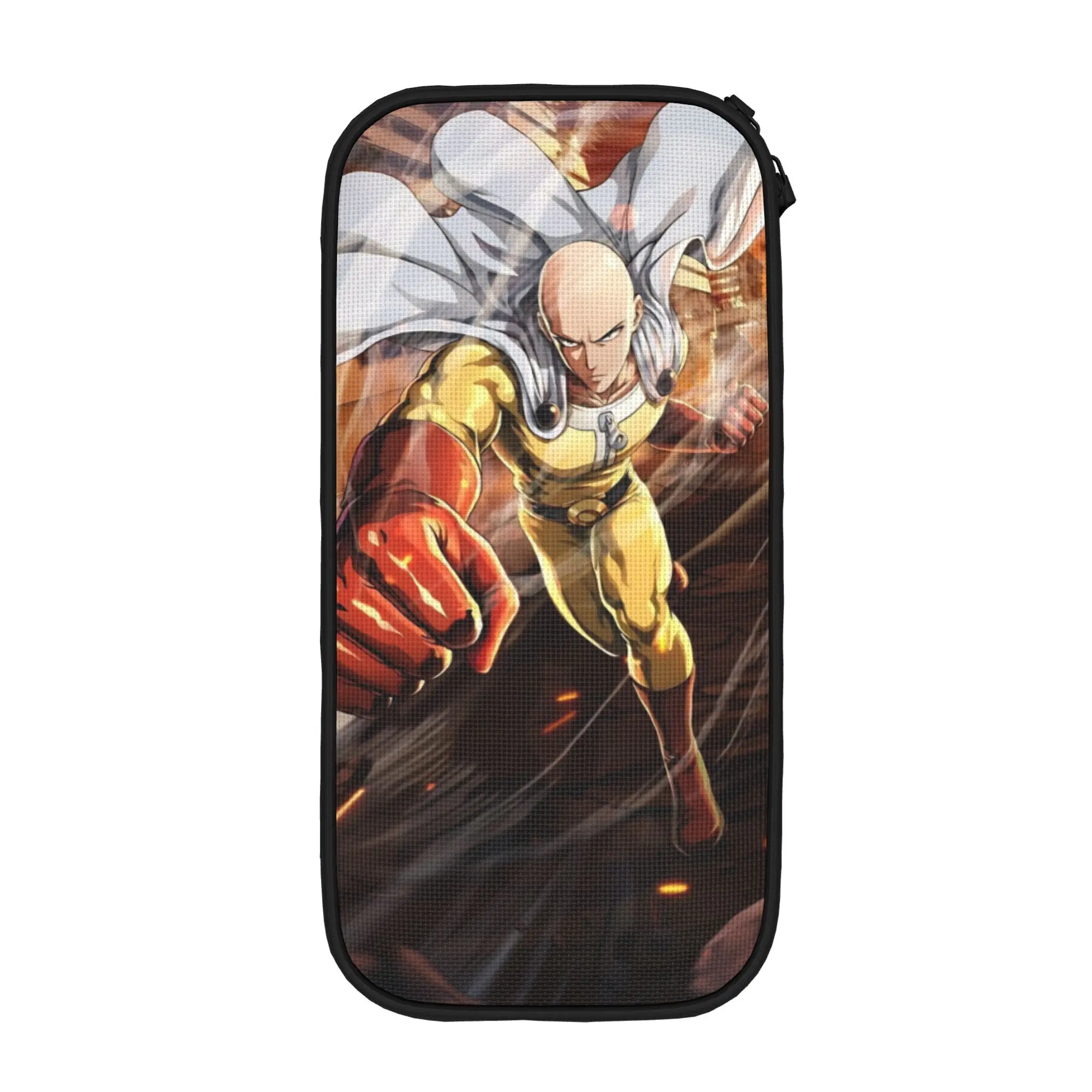 New Manga One-Punchs-Man Pencil Case  Pencilcases Kids Large Storage Bags Students School Gifts Stationery