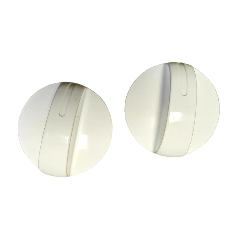 Universal Washing Machine Parts Cross core white plastic knobs 4.5cm