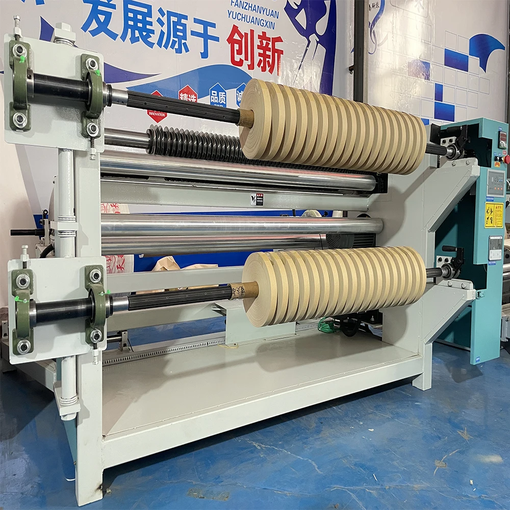 Industrial Jumbo Roll Slitting Machine for Kraft and Adhesive Paper