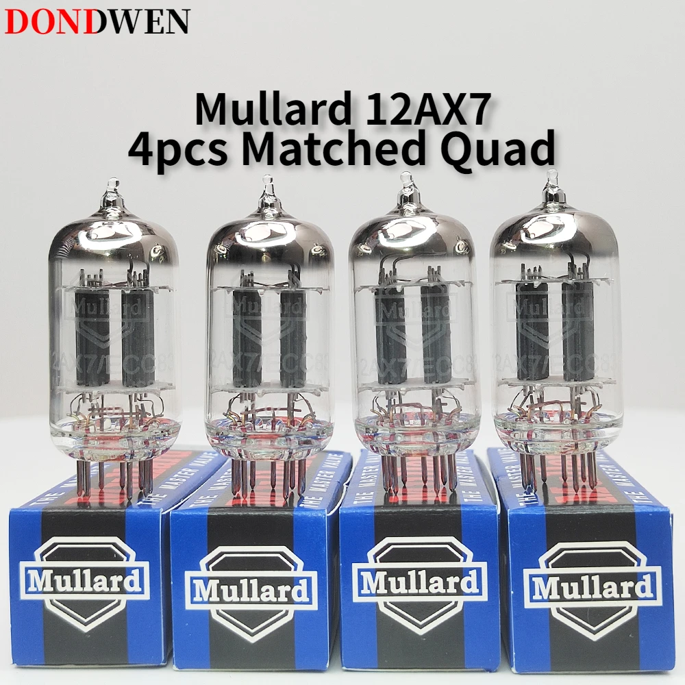 

Mullard 12AX7 ECC83 Vacuum Tube HIFI Audio Valve Electronic Tube Amplifier Kit Diy Factory Precision Matched Quad Phono Preamp