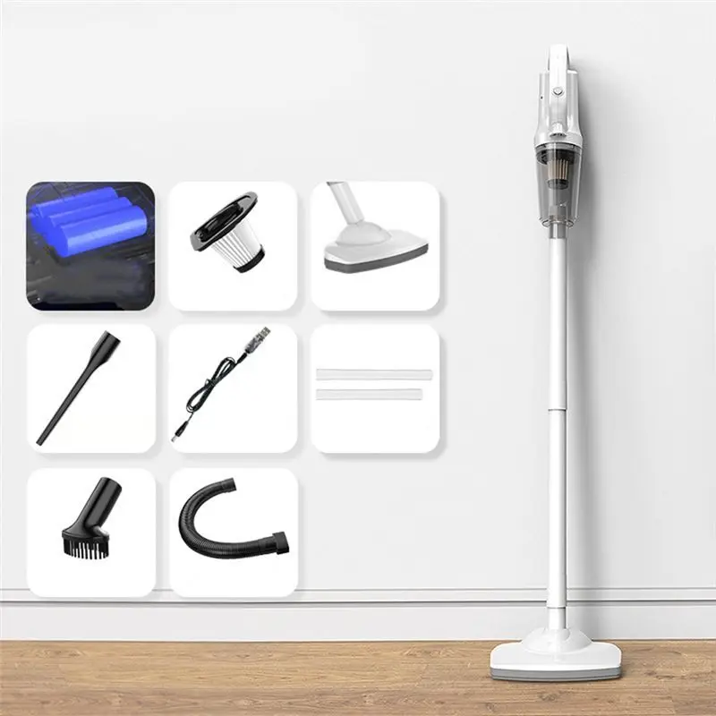 

[Set of ],7500PA Portable Car Vacuum Cleaner Strong Suction Handheld Wireless Vacuum Cleaner Dual Use for Car Home Desktop