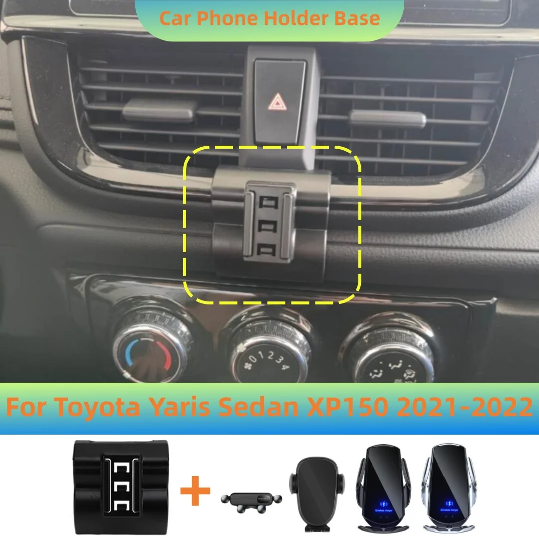 Buckle-type base for car phone holder, suitable for Toyota Corolla E150 Levin 2008-2013, compatible with multiple phone holders