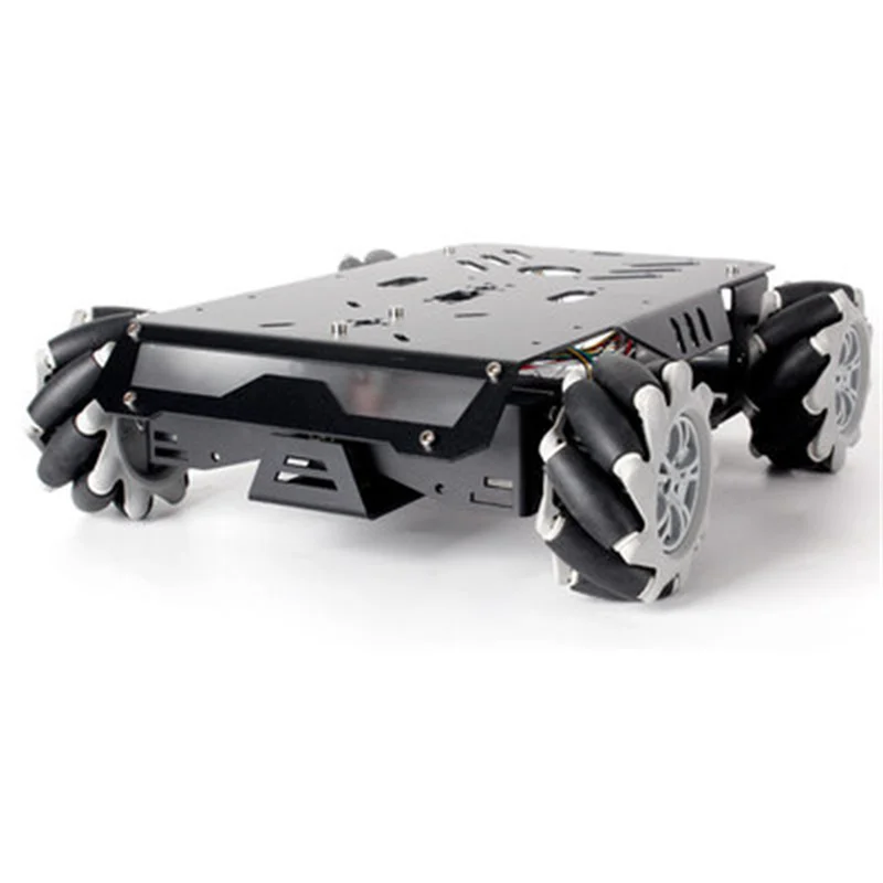 25Kg carico RC Tank V3 Mecanum Wheel Robot Car per Arduinoo con motore Encoder 12V progetto fai da te stelo