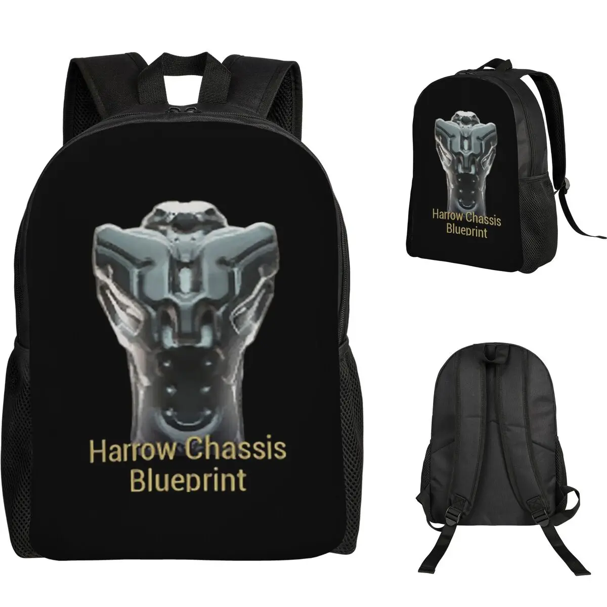 

Рюкзак Harrow Chassis Blueprint Warframe Tennoc для школьников, мальчиков и девочек, сумка для книг, школьная сумка, сумка для ноутбука, наплечная сумка