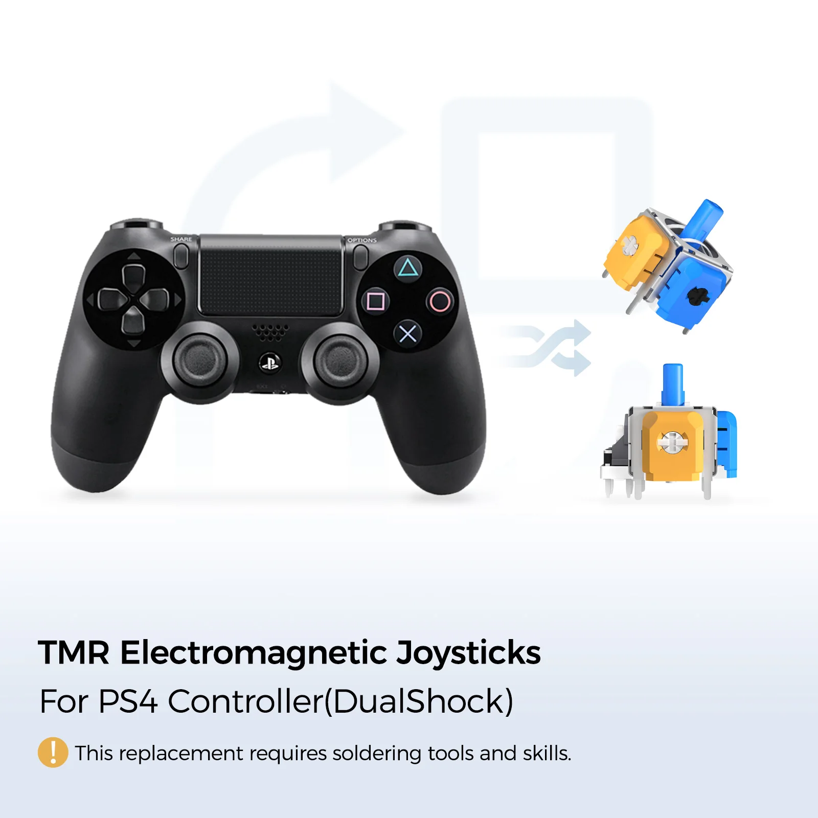 AKNES HALLPI TMR Electromagnetic Anti-Drift Joystick for Switch Pro PS5 Controller PS4 Xbox Series Gamepad Repair Replacement