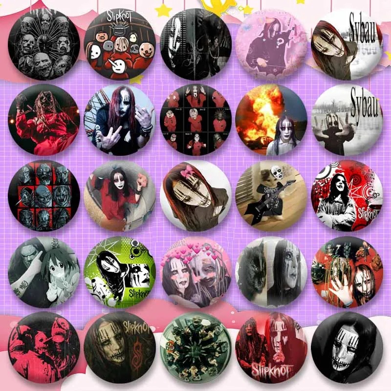 Pop Heavy Metal Band Soft Button Pins Custom Music Singer Coin Brooches Lapel Badge Backpack Decor Jewelry Gift for Kids Friends