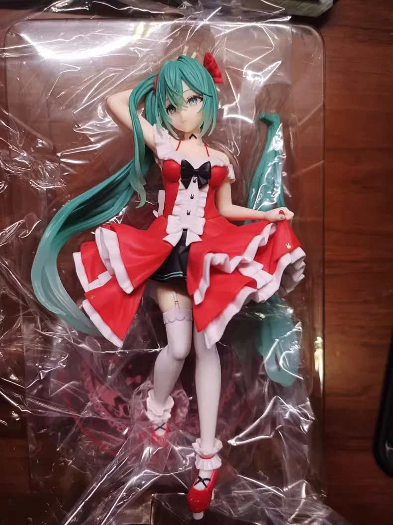 In Stock Anime Figure Hatsune Miku Lovely Fashion First Voice Lolita Anime Miku  Model Anime Figure Collectible Pendant Toy