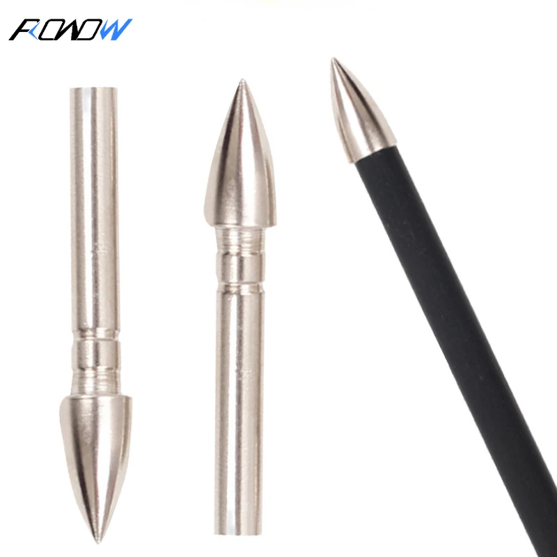 ROWOW 4.2 Insert Arrows Ordinary Pointed Target Bow and Arrow Archery Aluminum