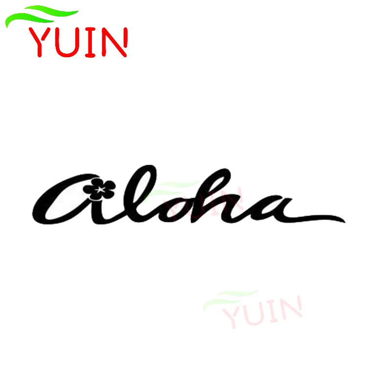 ALOHA Hawaii Style Car Sticker Fashion Cool Body Decal Personality PVC Decoration Cars Accessories Exquisite Waterproof Decals