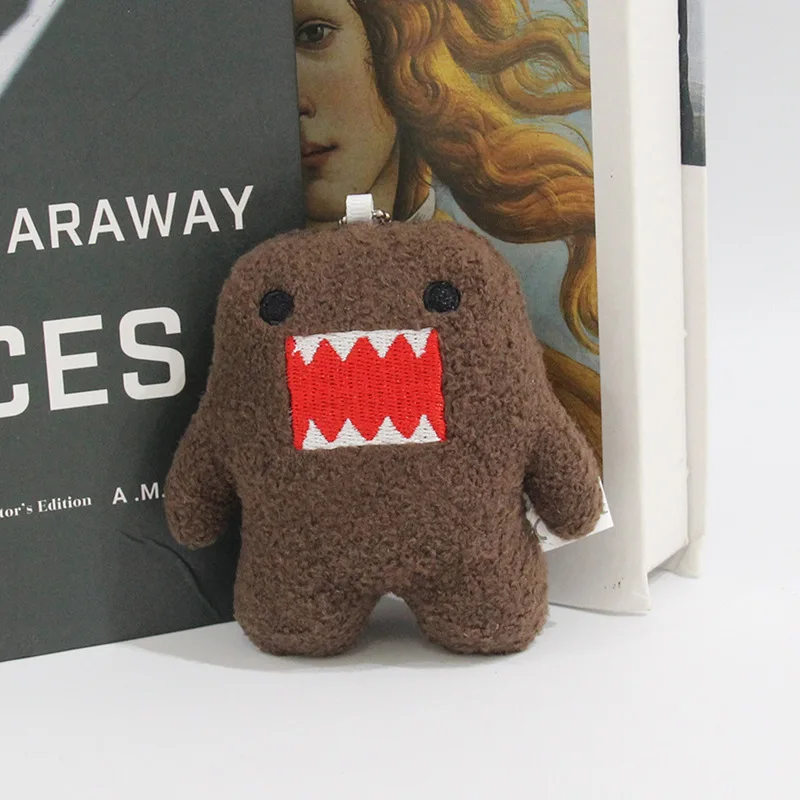 Domo Kun – porte-clés en peluche, poupée en peluche de dessin animé Domokun, Mini jouet en peluche, pendentif de sac, mignon, breloque pour sac à dos, accessoire cadeau