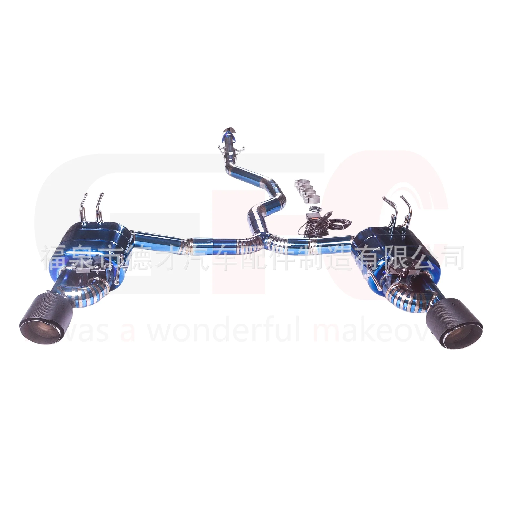 

Suitable for 11 Acura TSXV4 modified GFC titanium alloy mid-tail exhaust system modified exhaust sound wave power